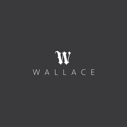 Writer logo with the title 'Minimalistic logo for Wallace Publishing'