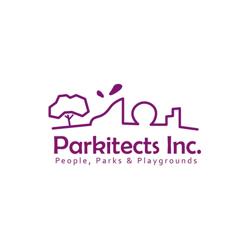 Park logo with the title 'Playful Logo for Playground Design Firm'