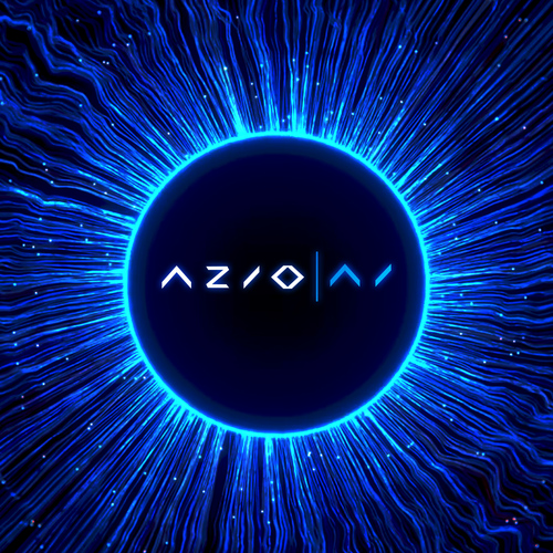 Artificial intelligence design with the title 'AZIO AI'