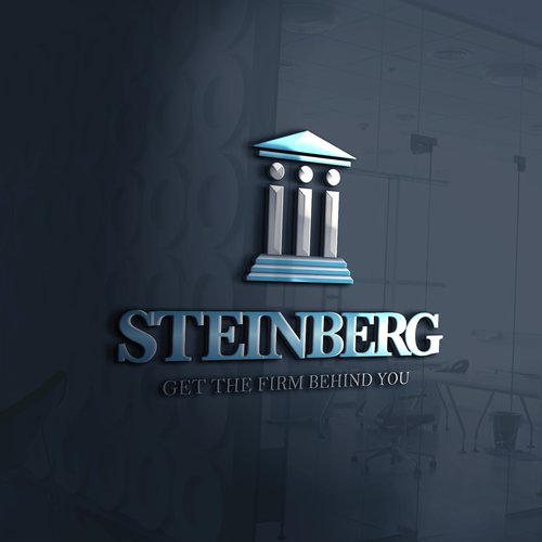 Justice logo with the title 'Logo concept for Steinberg | Law Firm'