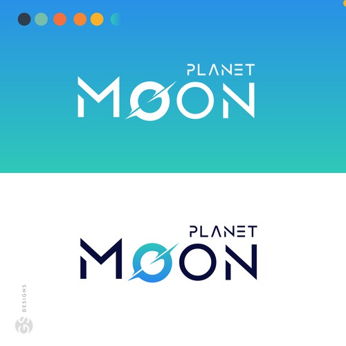 Universal design with the title 'Planet Moon Logo Concept'