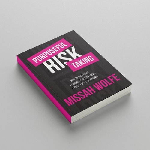 Risk design with the title 'Cover for Risk Taking Book'