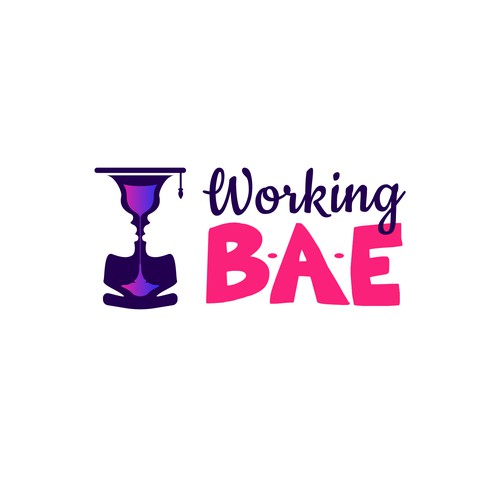 African logo with the title 'Working bae'