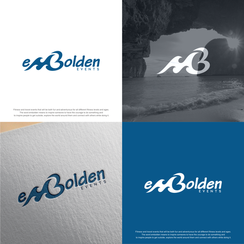 Wave logo with the title 'EMBOLDEN EVENTS - LOGO'