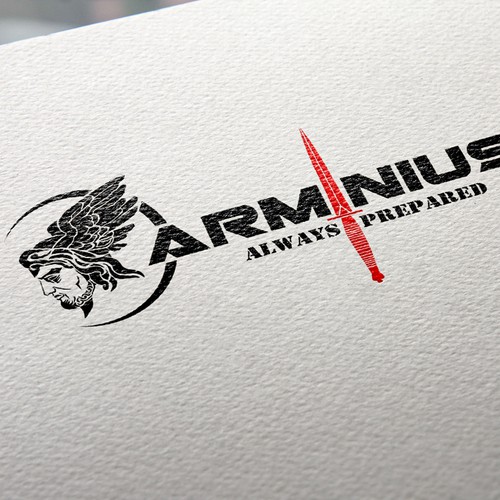 Armor design with the title 'Logo for veteran soldier website.'