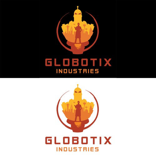 Skyline design with the title 'Globotix Industries'