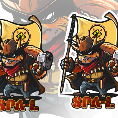 Menacing Gun Fighting Squirrel