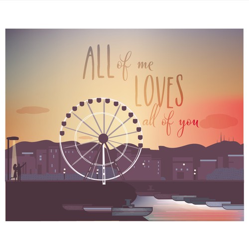 Canvas design with the title 'Illustration'