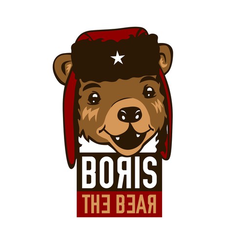 Bear logo with the title 'Help Boris The Bear with a new logo'