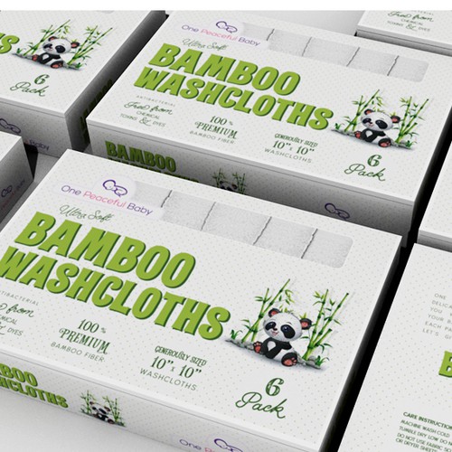 Bamboo design with the title 'bamboo washclothes'