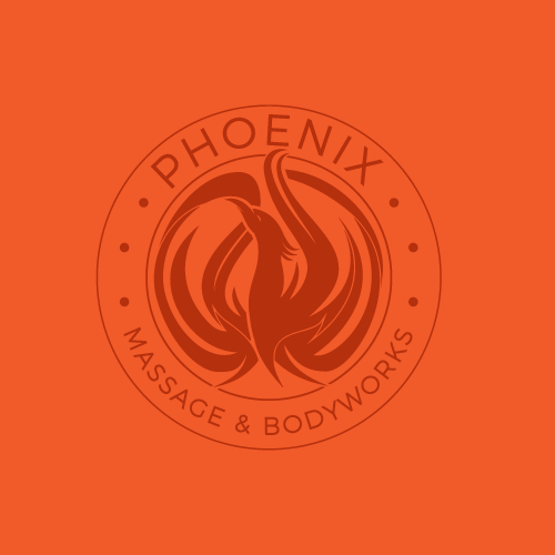 Phoenix design with the title 'Phoenix Massage and Bodyworks'