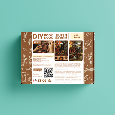 Sleeve Design for DIY Book Nook Product