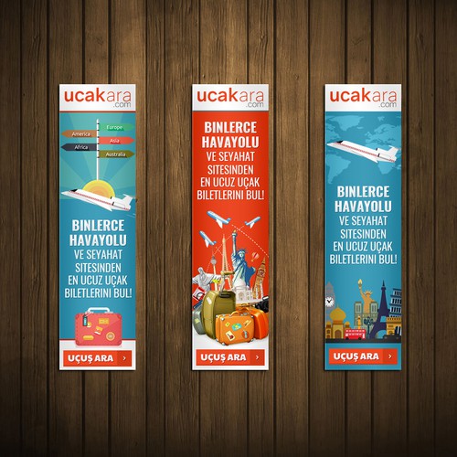 Plane design with the title 'Banner Ad'