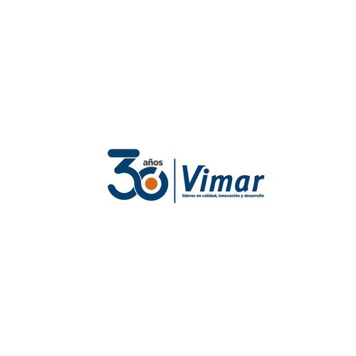 50 year anniversary logo with the title 'anniversary logo for VIMAR'