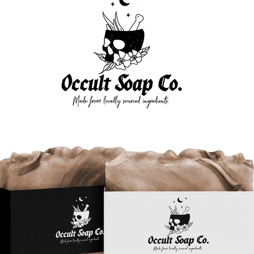 Gothic logo with the title 'Gothic logo for Organic Soap Company'