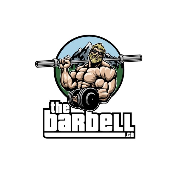 Bodybuilding design with the title 'Bodybuilder Logo'