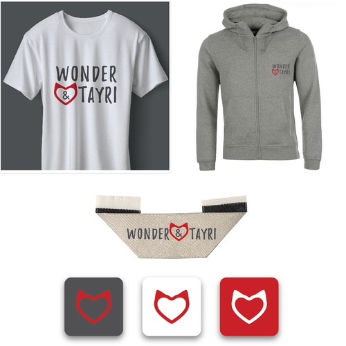 Clothes design with the title 'Playful logo for animal lovers clothes line'