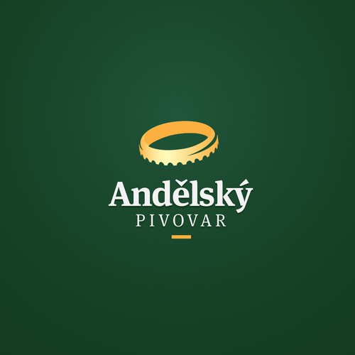 Cap design with the title 'angel brewing'