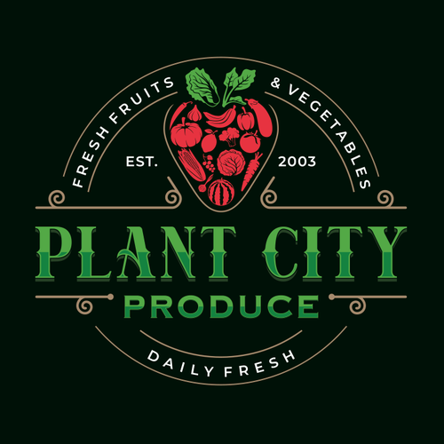 Daily logo with the title 'Plant City Produce'