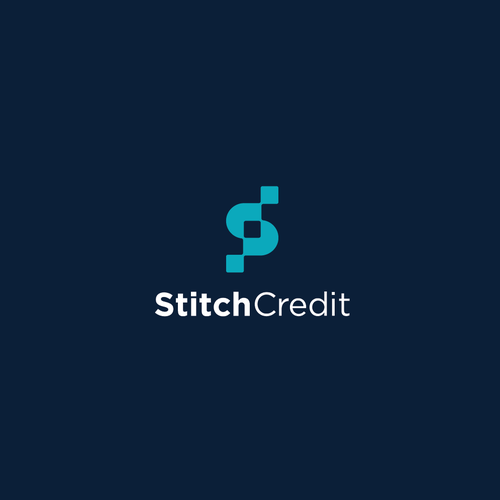 Credit logo with the title 'StitchCredit - Logo Concept'