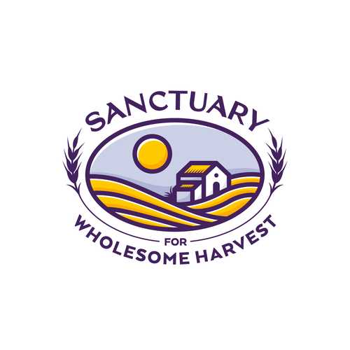 Sanctuary design with the title 'Sanctuary for Wholesome Harvest'