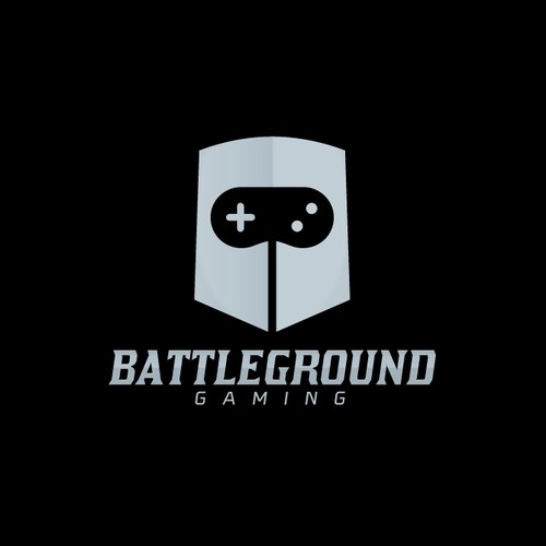 Illusion design with the title 'Battleground gaming logo design'