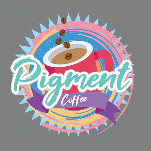 Swirl logo with the title 'coffee logo'
