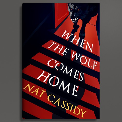 Horror book cover with the title 'When the Wolf Comes Home'