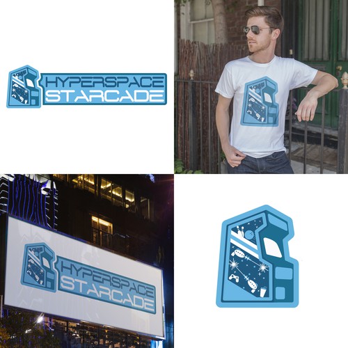 Bowling logo with the title 'HyperSpace Starcade logo'