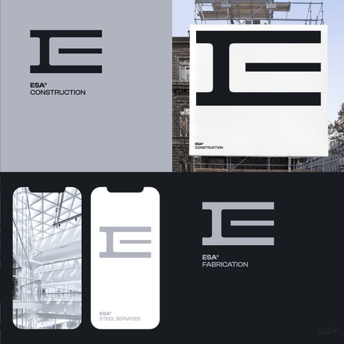 Steel design with the title 'Be(am) strong '