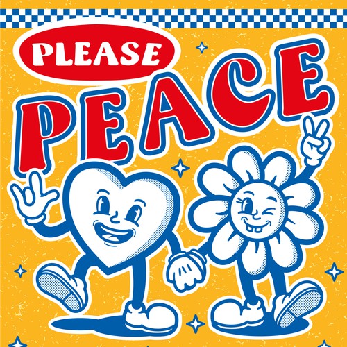 Peace design with the title 'Illustration for special-edition Cricket Lighters'