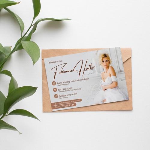 Bridal design with the title 'Flyer design for Makeup Artist'