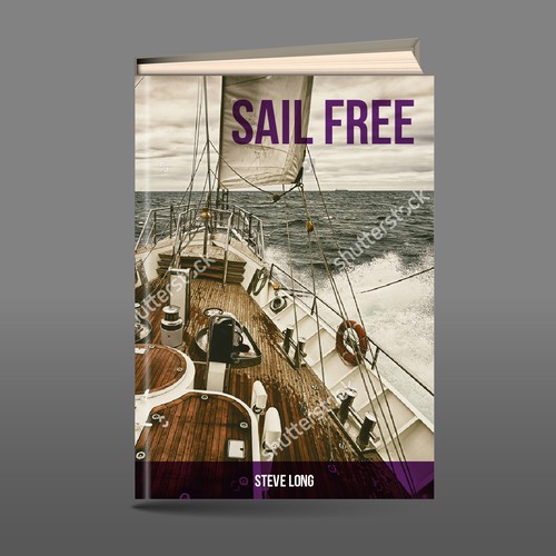 Ocean book cover with the title 'Book Cover'