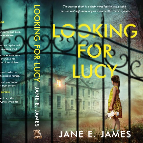 Thriller book cover with the title 'Looking for Lucy'