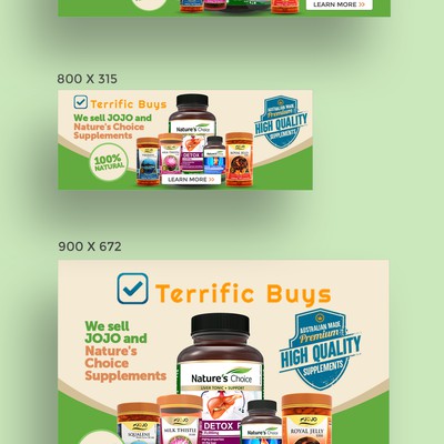 Advertisment Banner for Health Supplements!!!