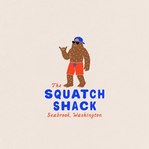 Design with the title 'Logo Concept for The Squatch Shack'