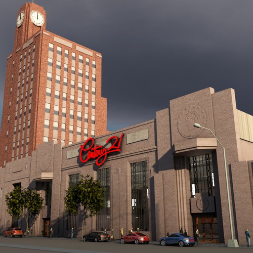 Building artwork with the title 'Create the next illustration for Diaz & Associates Realty'