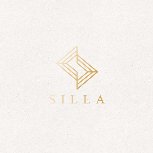 Black and gold logo with the title 'Silla'
