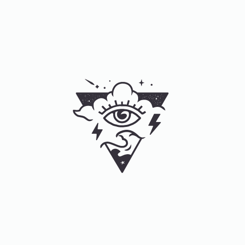 vision +ink logo design 