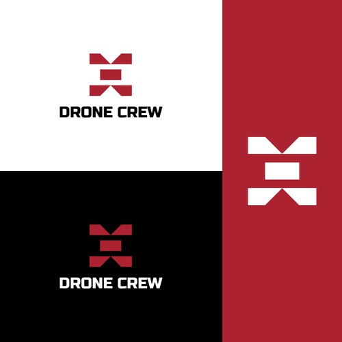 Videography logo with the title 'Letter D C Drone Logo'