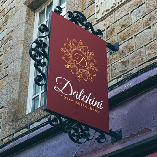 Indian logo with the title 'Dalchini'