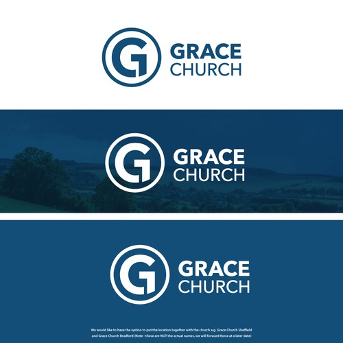 Religious brand with the title 'Church Logo'