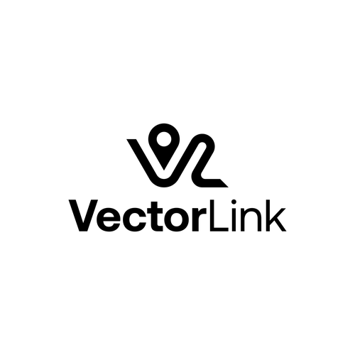 Map logo with the title 'VectorLink'