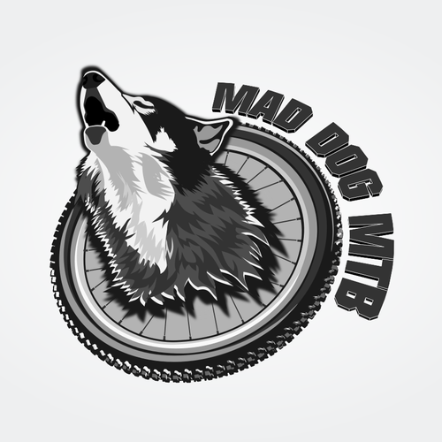 Mountain bike design with the title 'Logo design for MTB Club'