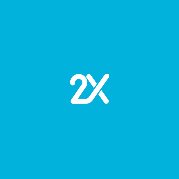 Productivity logo with the title '2X logo'