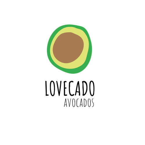 Avocado logo with the title 'Logo per un produttore di avocado'