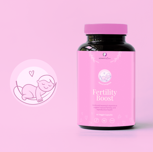 Vitamin label with the title 'Supplements for moms and women preparing for pregnancy'