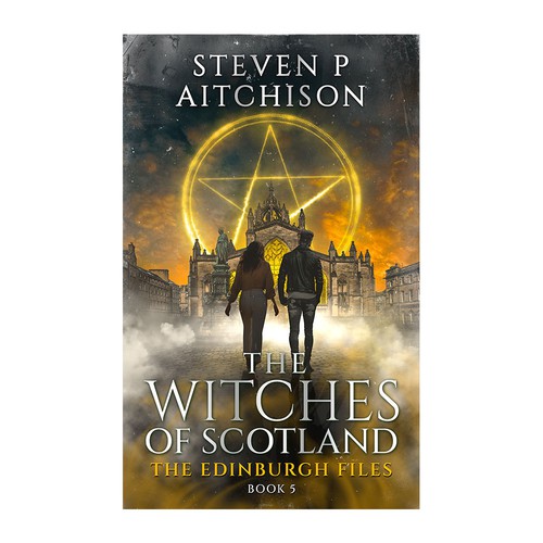 Kindle book cover with the title 'The Witches of Scotland'