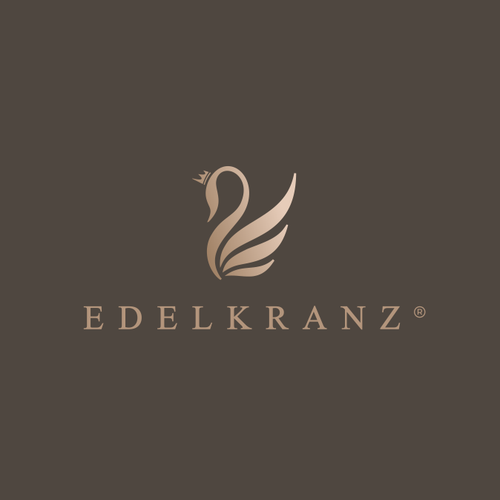 Swan logo with the title 'EDELKRANZ®'