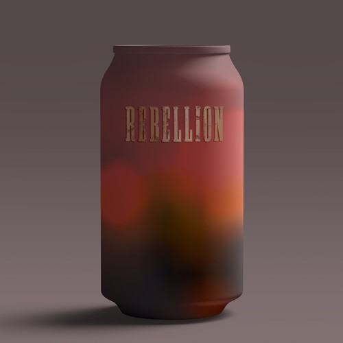 Gold label with the title 'Craft beer Rebellion'